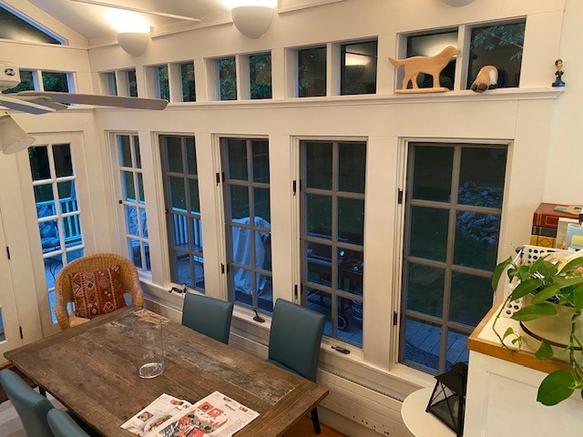 Old inefficient casement windows